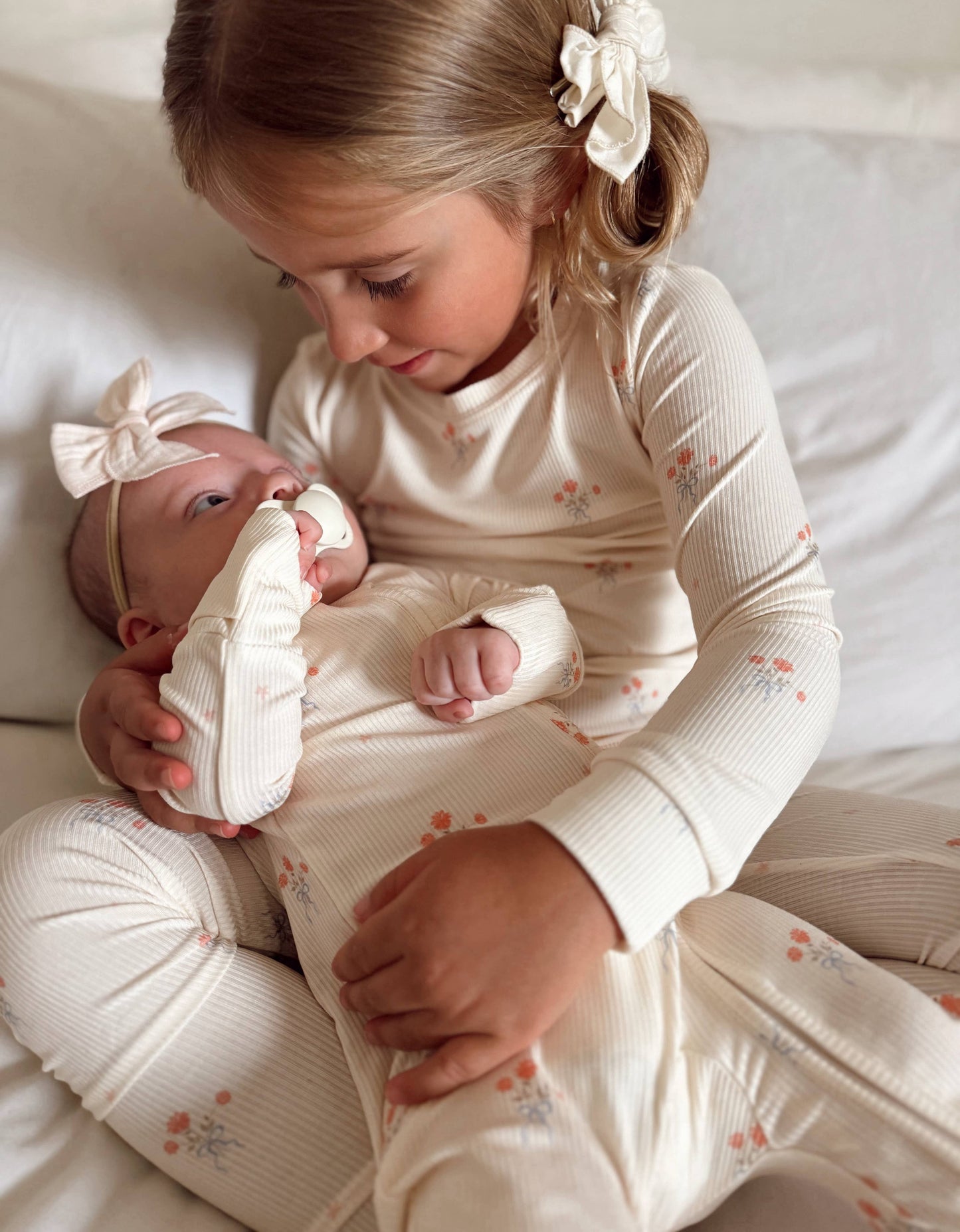 Bowquet Ribbed Bamboo Convertible Romper