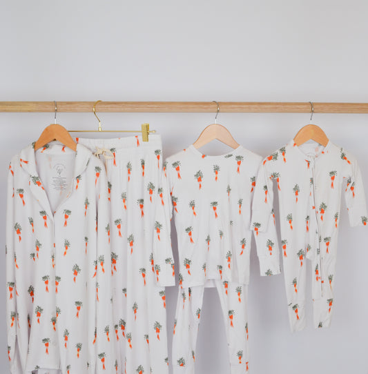 Women's Bamboo Pajamas - Cuddly Carrots