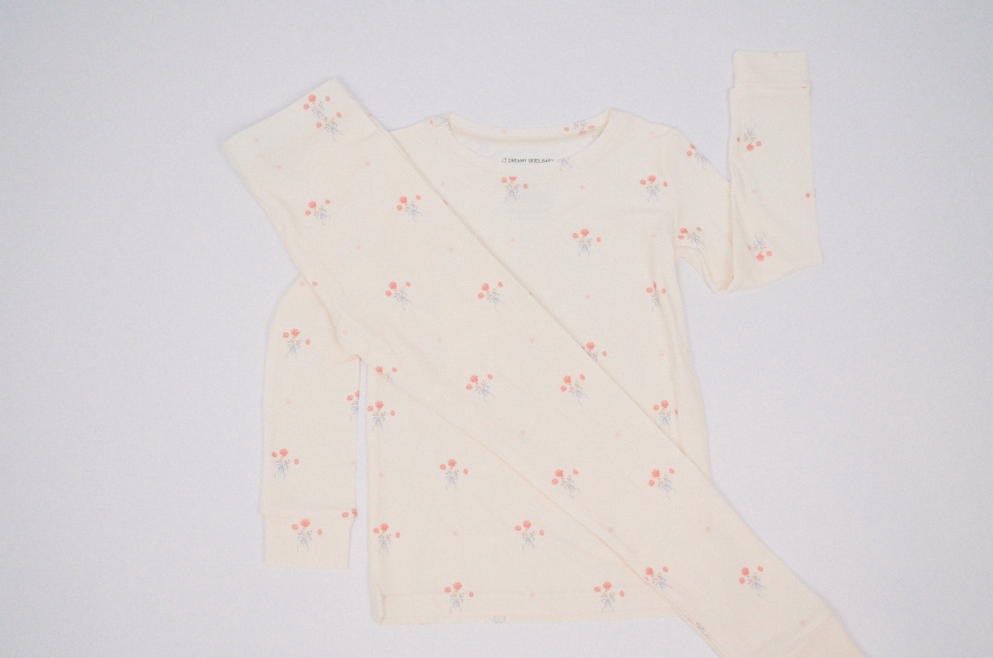 Bowquet Ribbed Bamboo Pajama Set