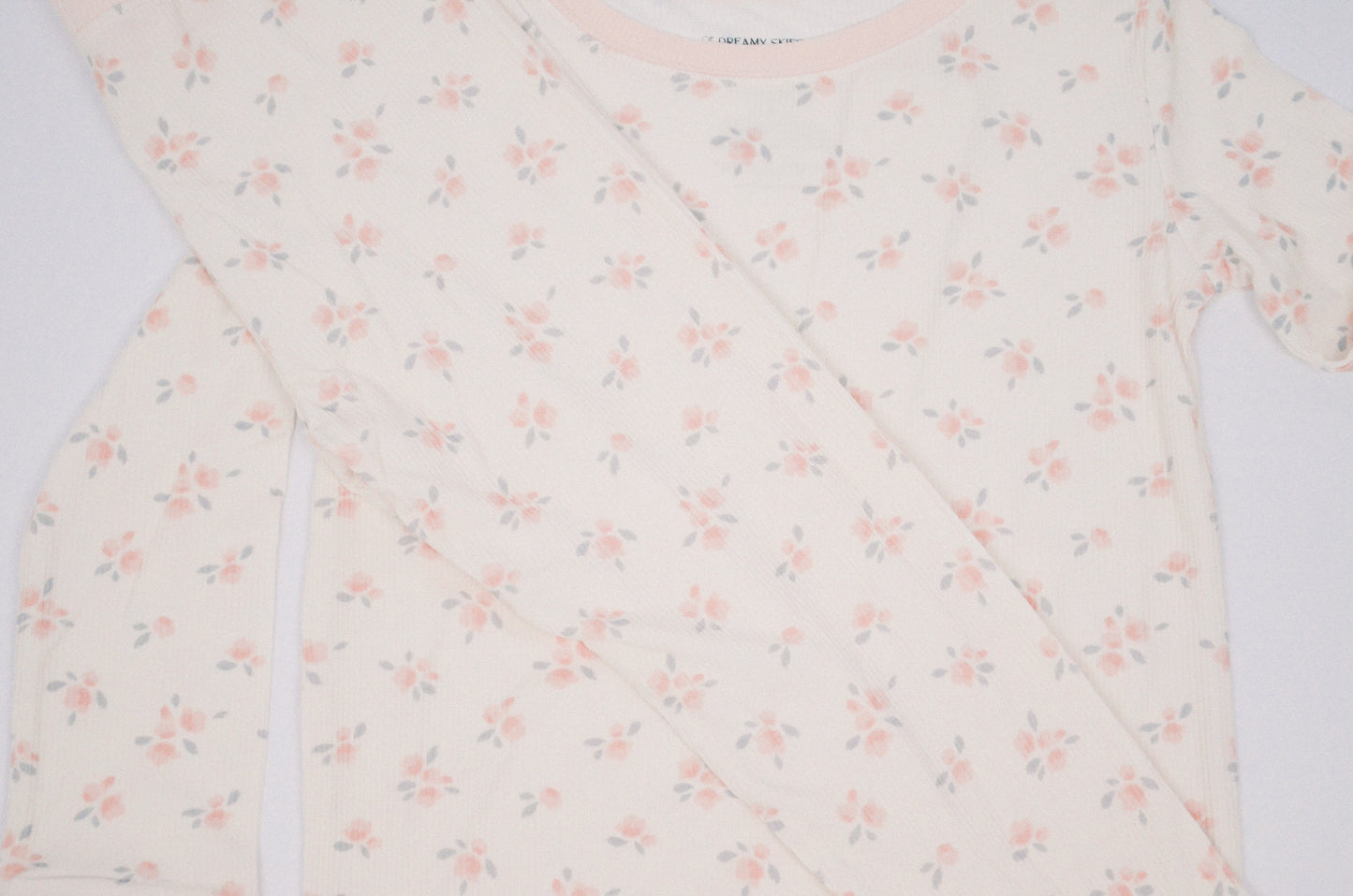 Ellie Floral Ribbed Bamboo Pajama Set