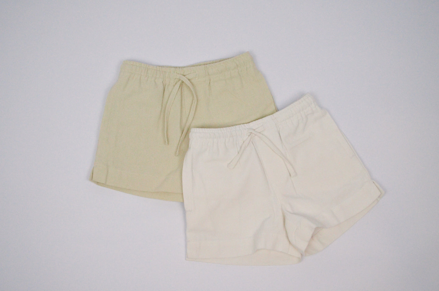 Linen Dock Shorts - White