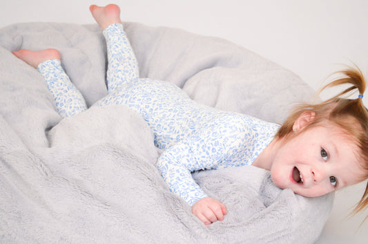 Swedish Floral Zip Pajamas