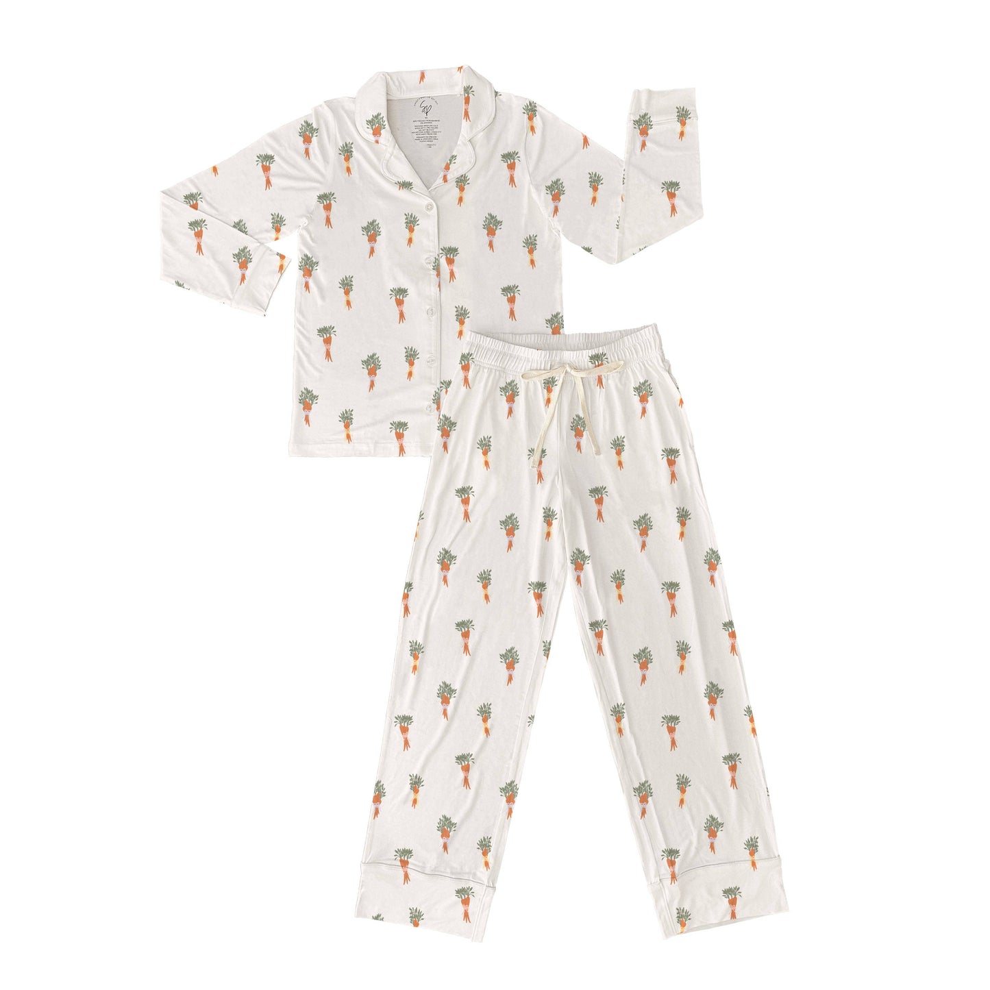 Women's Bamboo Pajamas - Cuddly Carrots