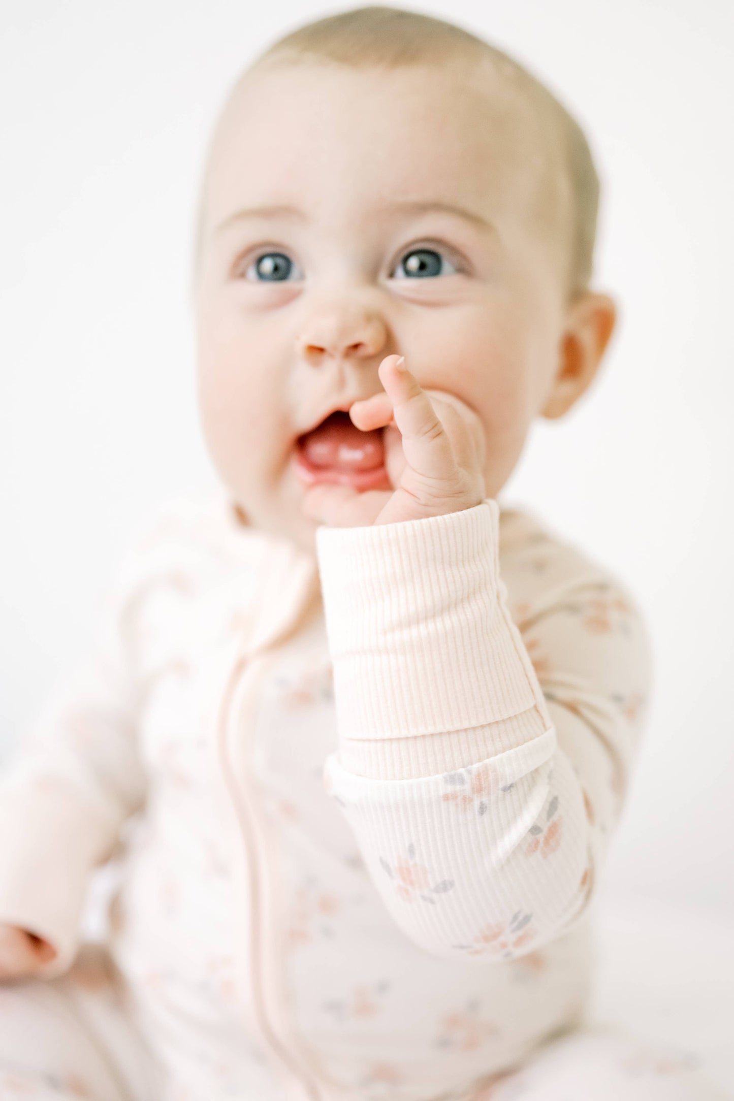 Ellie Floral Ribbed Bamboo Convertible Romper