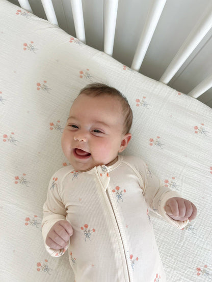 Bowquet Ribbed Bamboo Convertible Romper