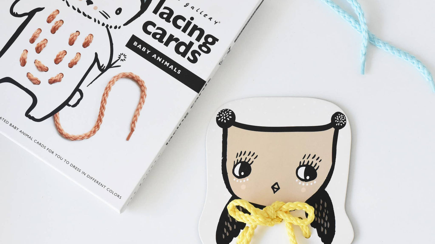 Lacing Cards - Baby Animals