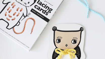 Lacing Cards - Baby Animals
