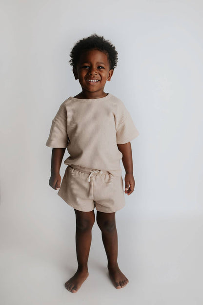 Tan Toddler Waffle Set