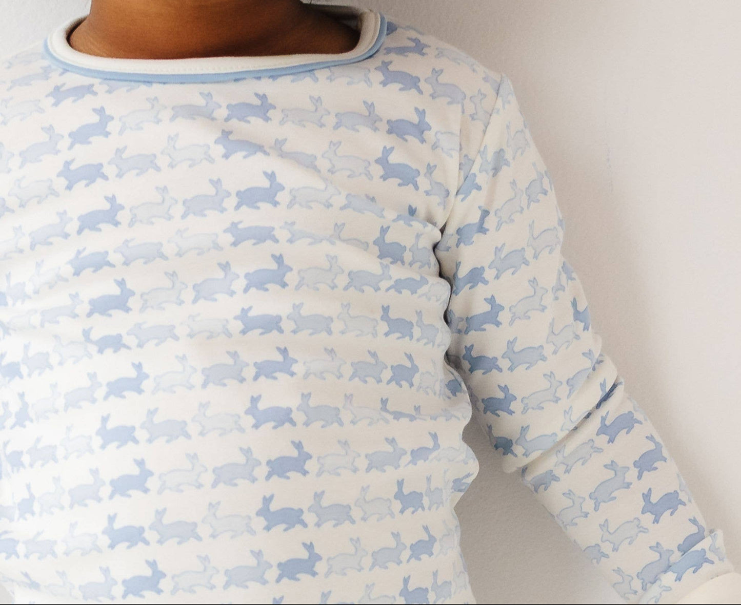Sky Bunny Hop Pima Cotton Pajamas