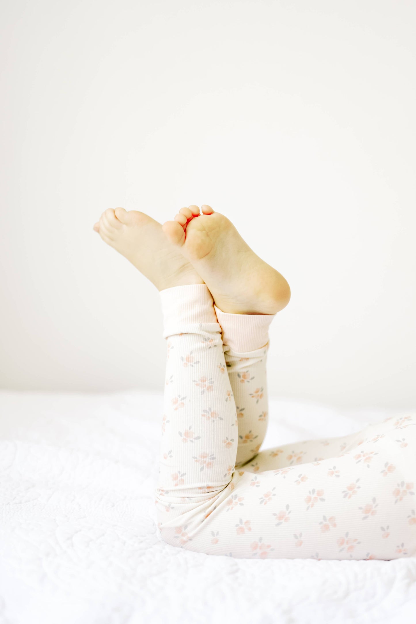 Ellie Floral Ribbed Bamboo Pajama Set