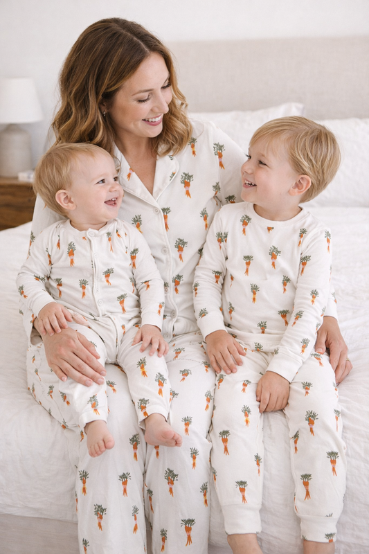 Women's Bamboo Pajamas - Cuddly Carrots