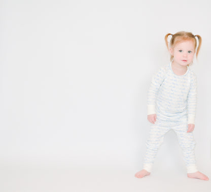 Sky Bunny Hop Pima Cotton Pajamas