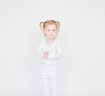 Sky Bunny Hop Pima Cotton Pajamas
