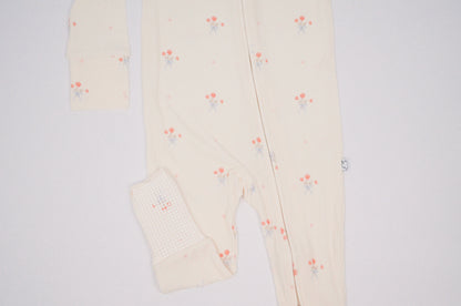 Bowquet Ribbed Bamboo Convertible Romper