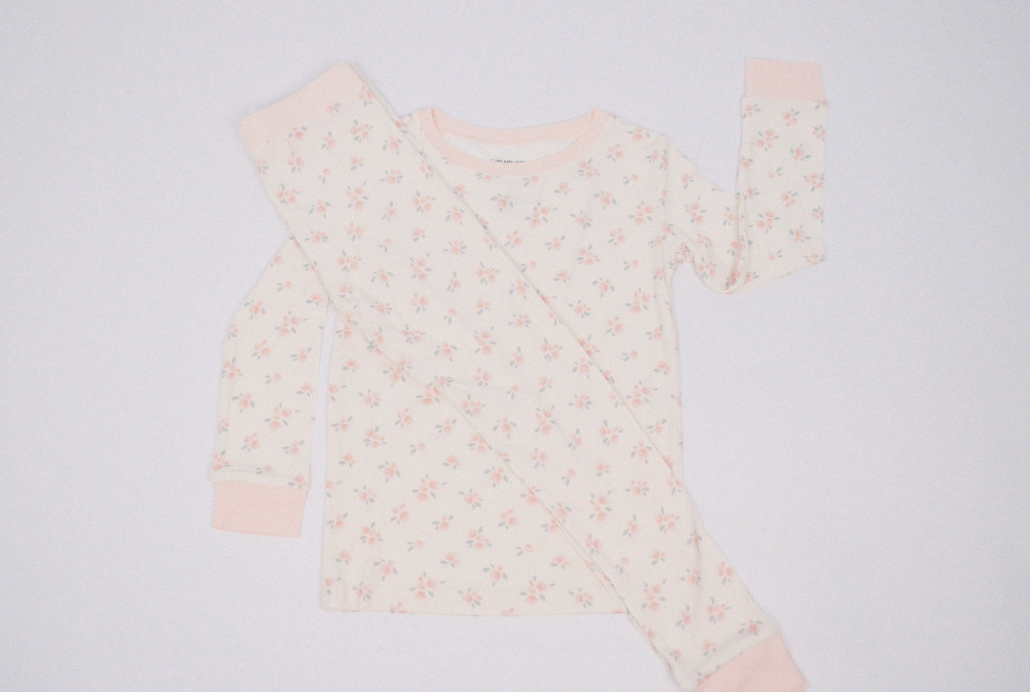 Ellie Floral Ribbed Bamboo Pajama Set