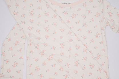 Ellie Floral Ribbed Bamboo Pajama Set