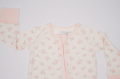 Ellie Floral Ribbed Bamboo Convertible Romper