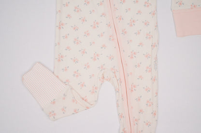 Ellie Floral Ribbed Bamboo Convertible Romper