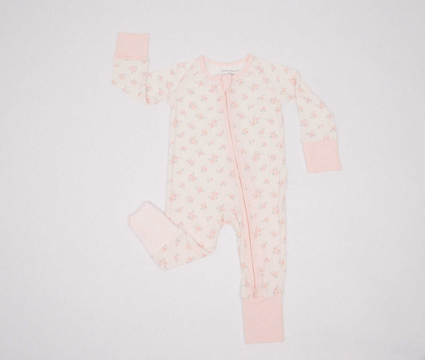 Ellie Floral Ribbed Bamboo Convertible Romper