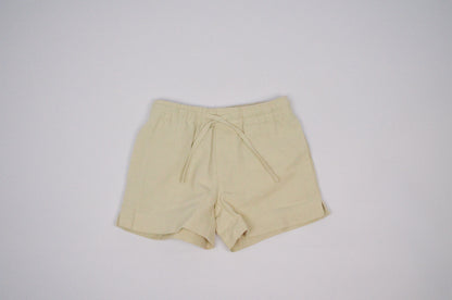 Linen Dock Shorts - Tan