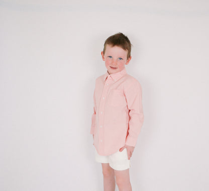 Linen Dock Shorts - White