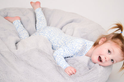 Swedish Floral Zip Pajamas