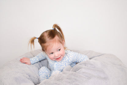 Swedish Floral Zip Pajamas