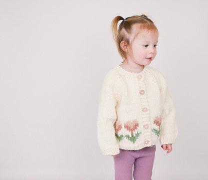Tulip Flower Cardigan
