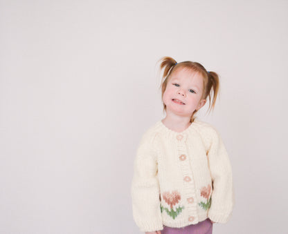 Tulip Flower Cardigan
