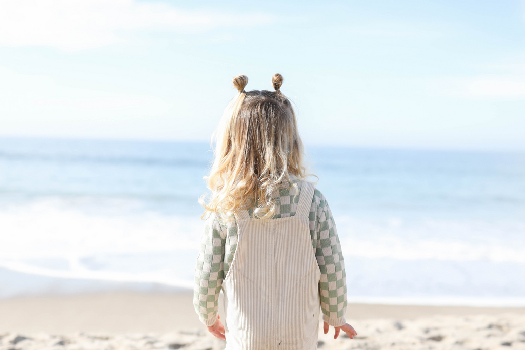 Corduroy Overalls - Oat