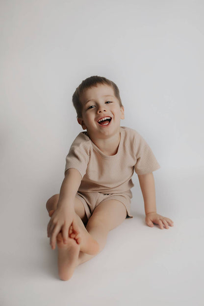 Tan Toddler Waffle Set