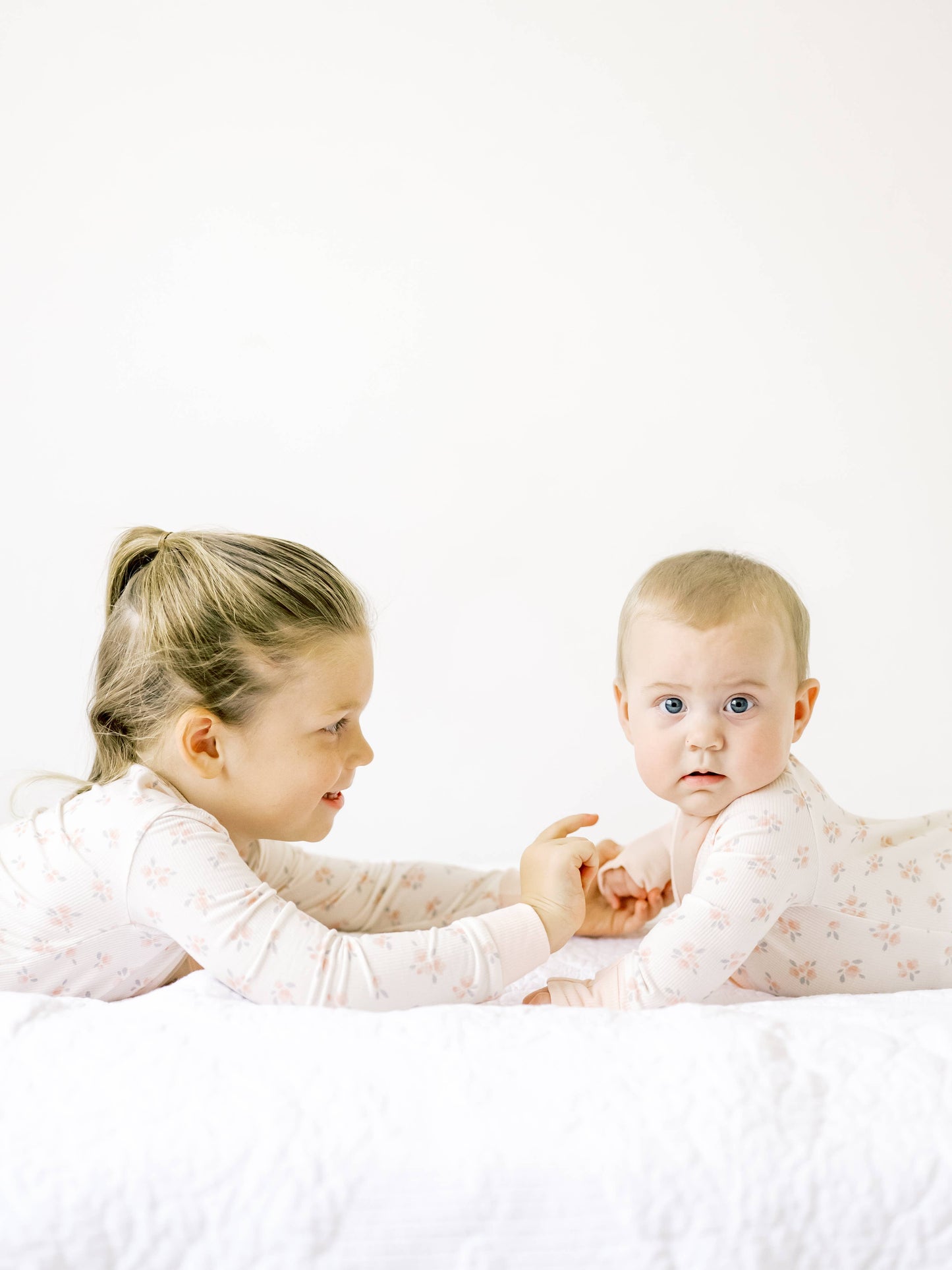 Ellie Floral Ribbed Bamboo Convertible Romper