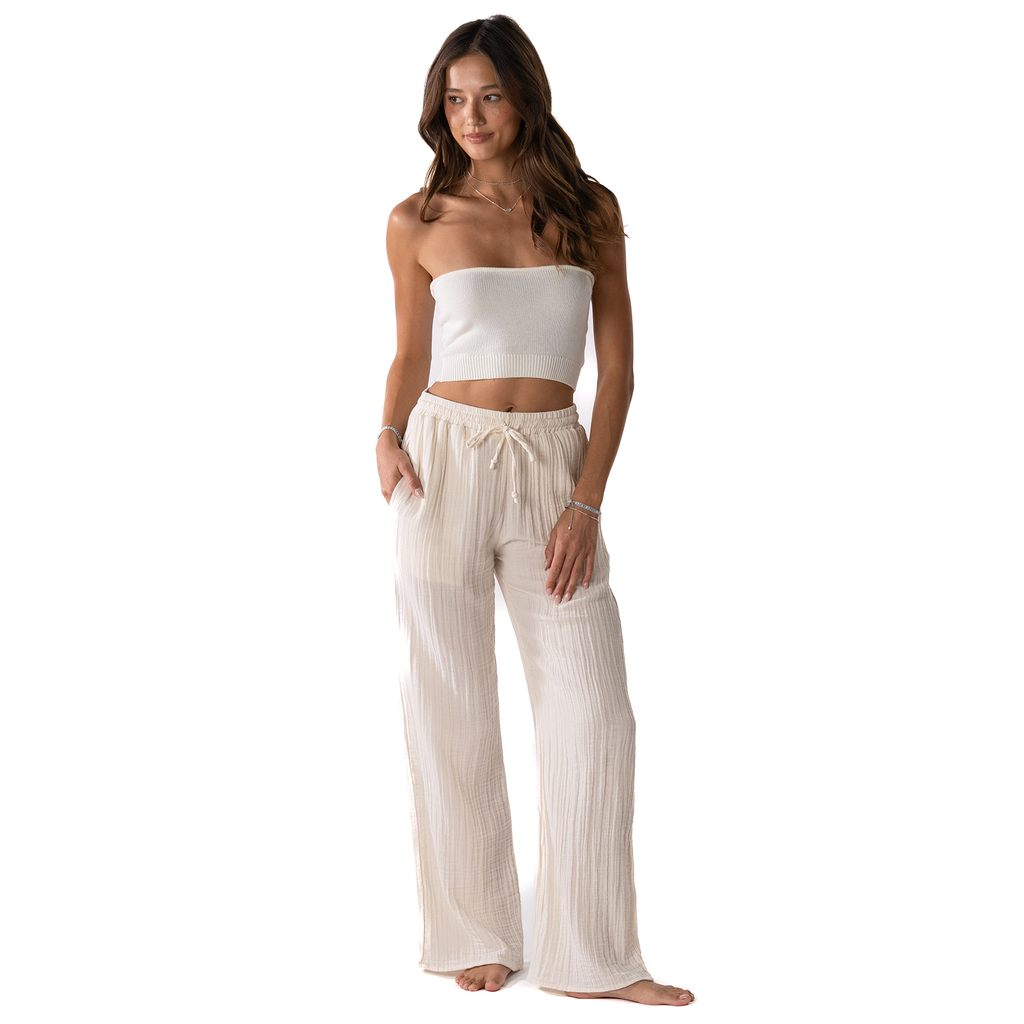 Cream Cabana Pants