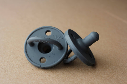 Silicone Pacifier - Speckled Charcoal