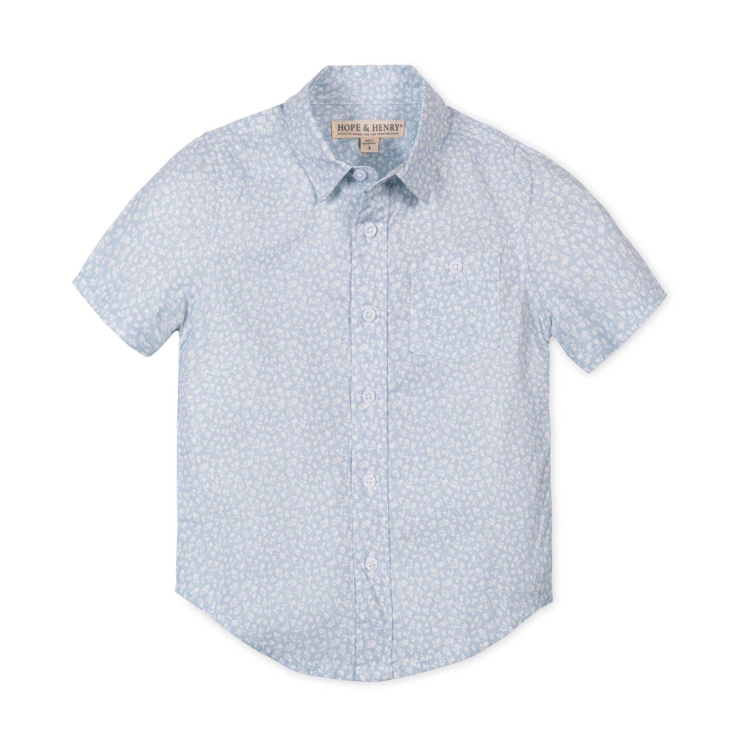 Blue Chateau Linen Short Sleeve Shirt