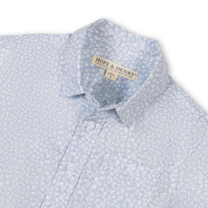 Blue Chateau Linen Short Sleeve Shirt