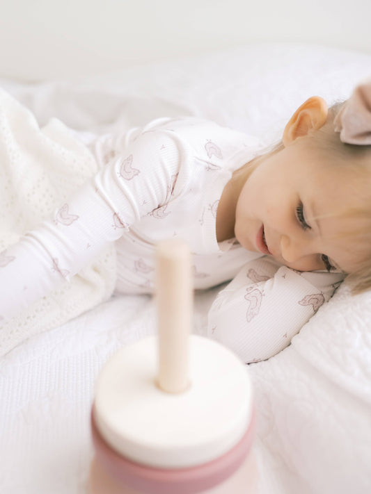 Chicken Ribbed Bamboo Pajama Set