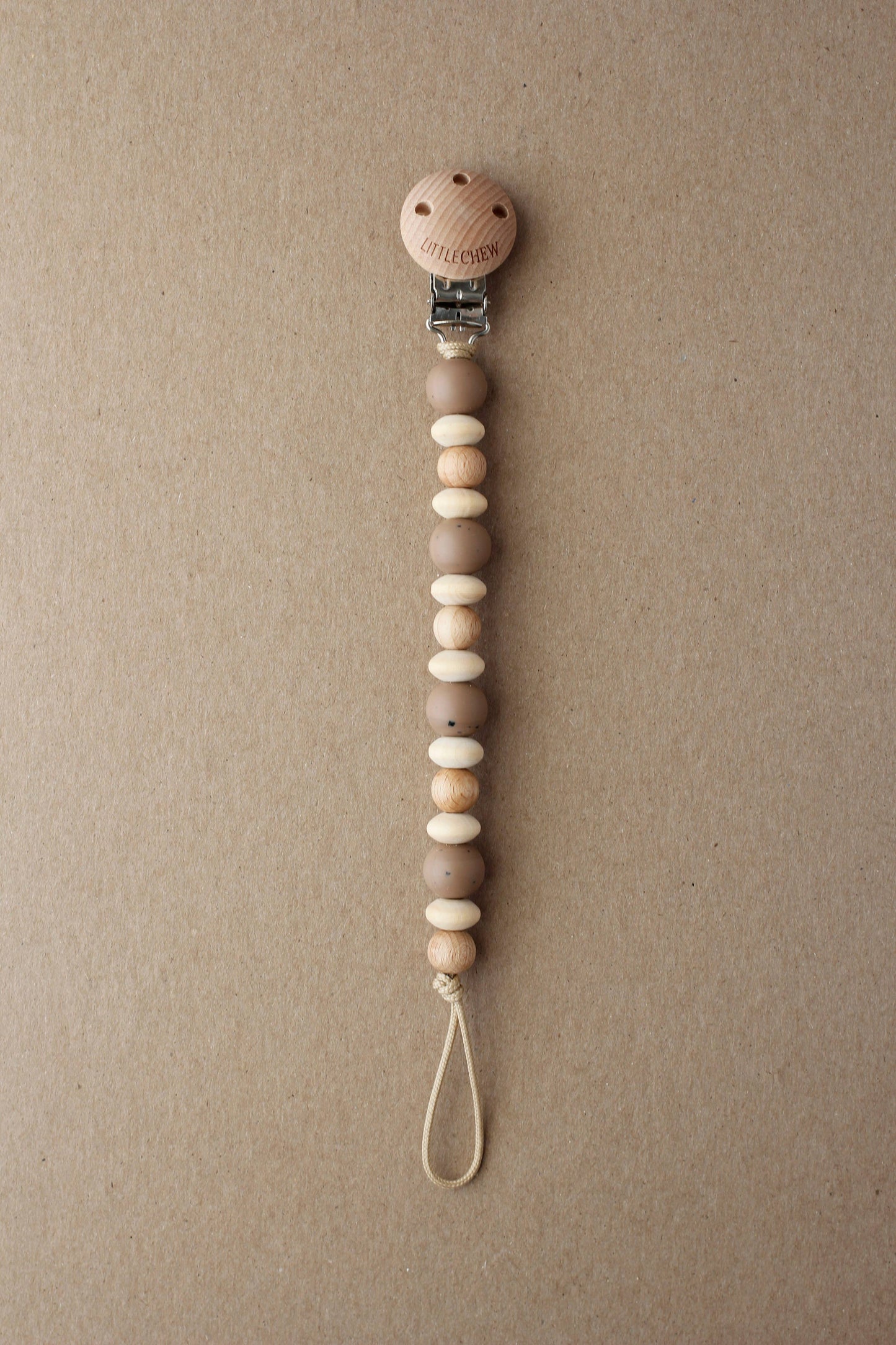 Pacifier Clip - Amor | Speckled Truffle